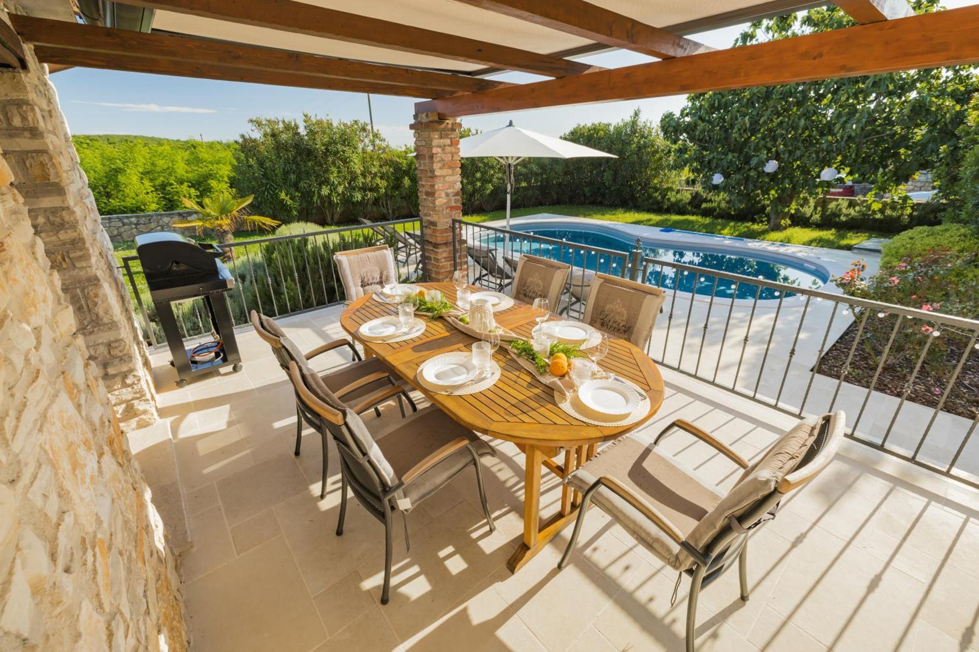 Villa Jurinea In Istrien Mit Pool Barat  外观 照片